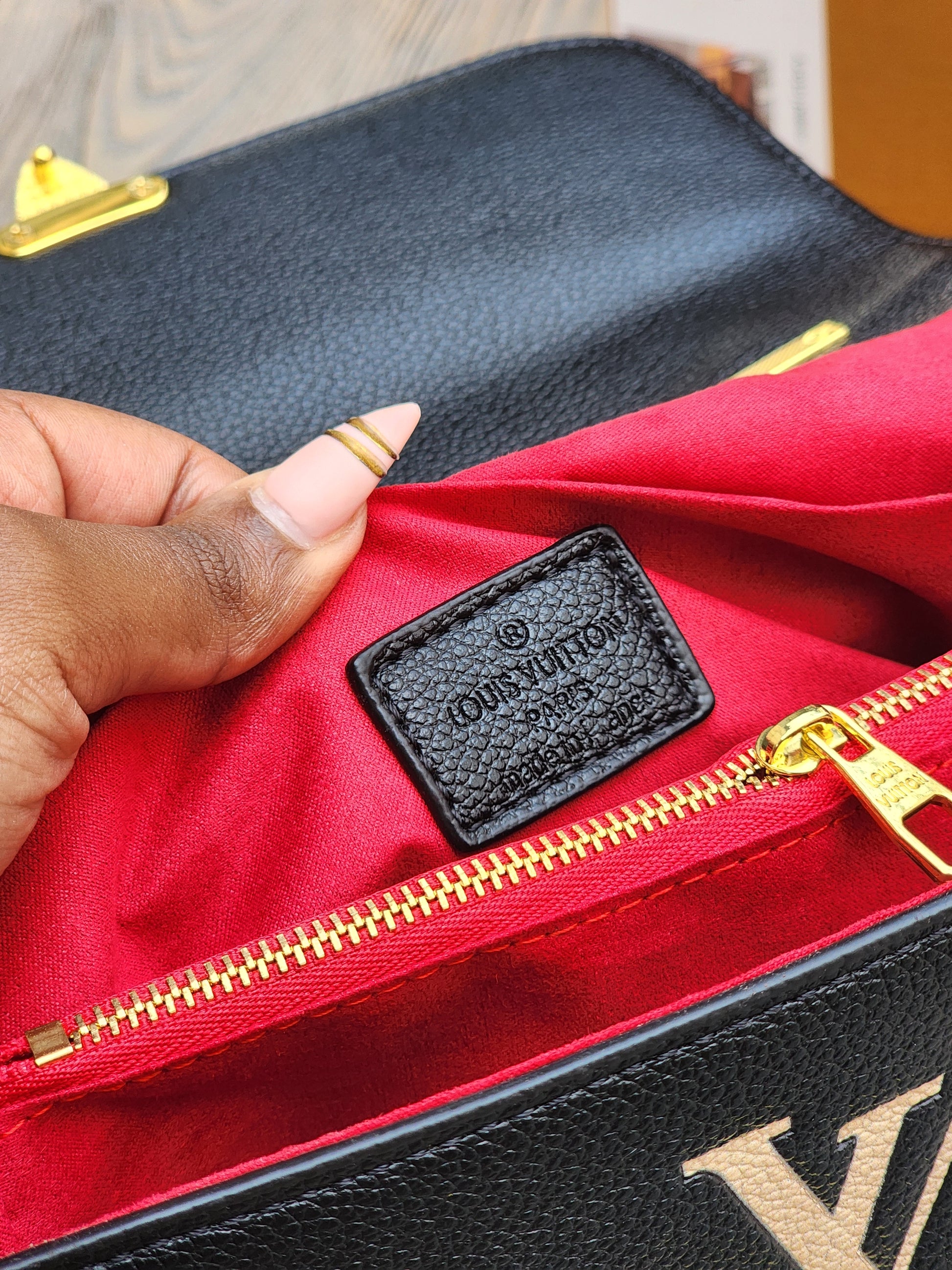 Top handle crossbody bag