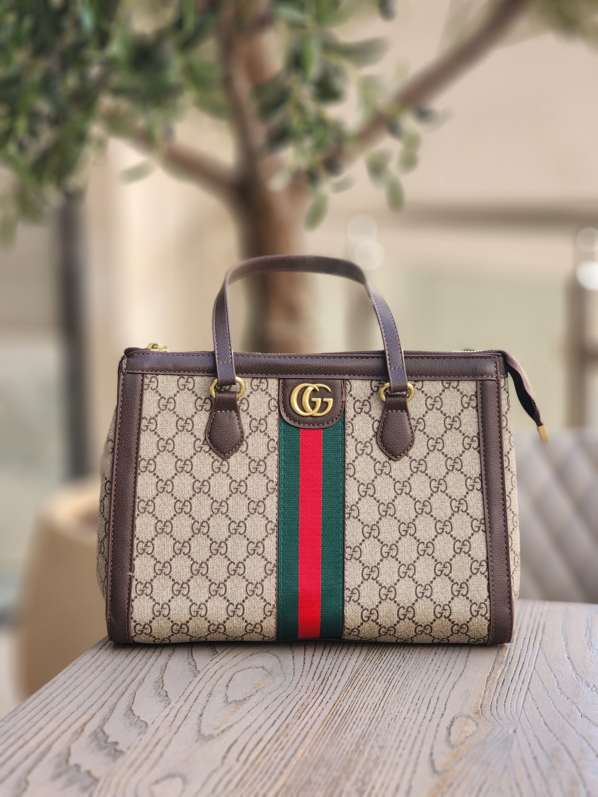 Monogram structured Tote