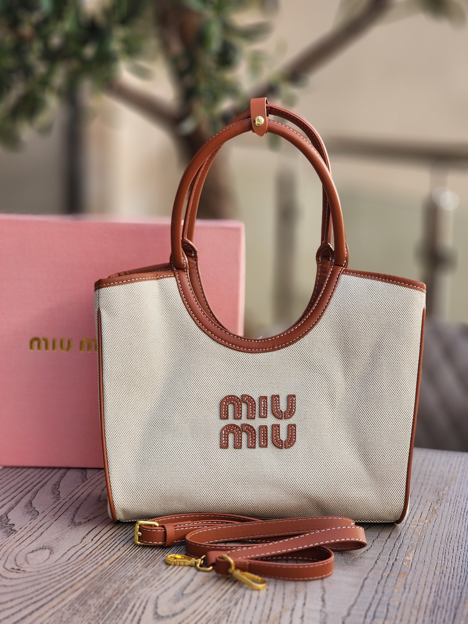 Mini Canvas Top-Handle Bag