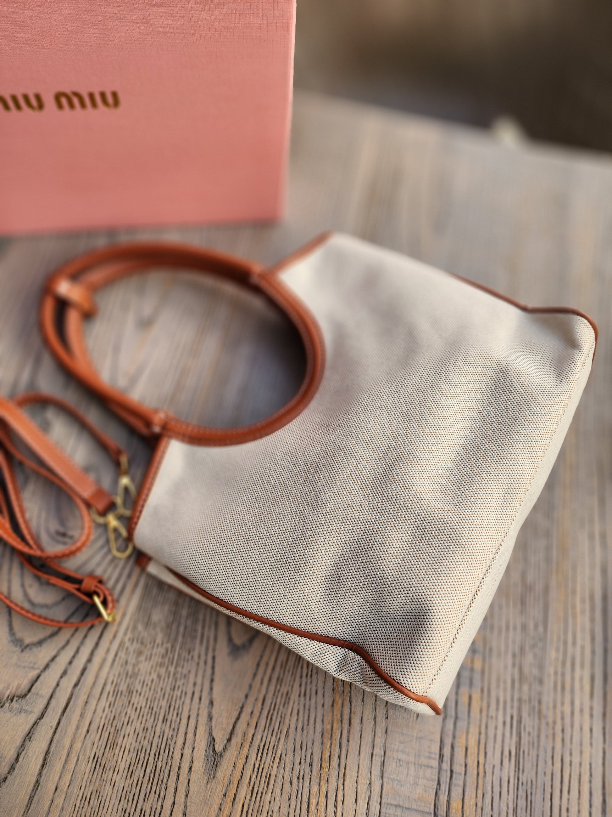 Mini Canvas Top-Handle Bag