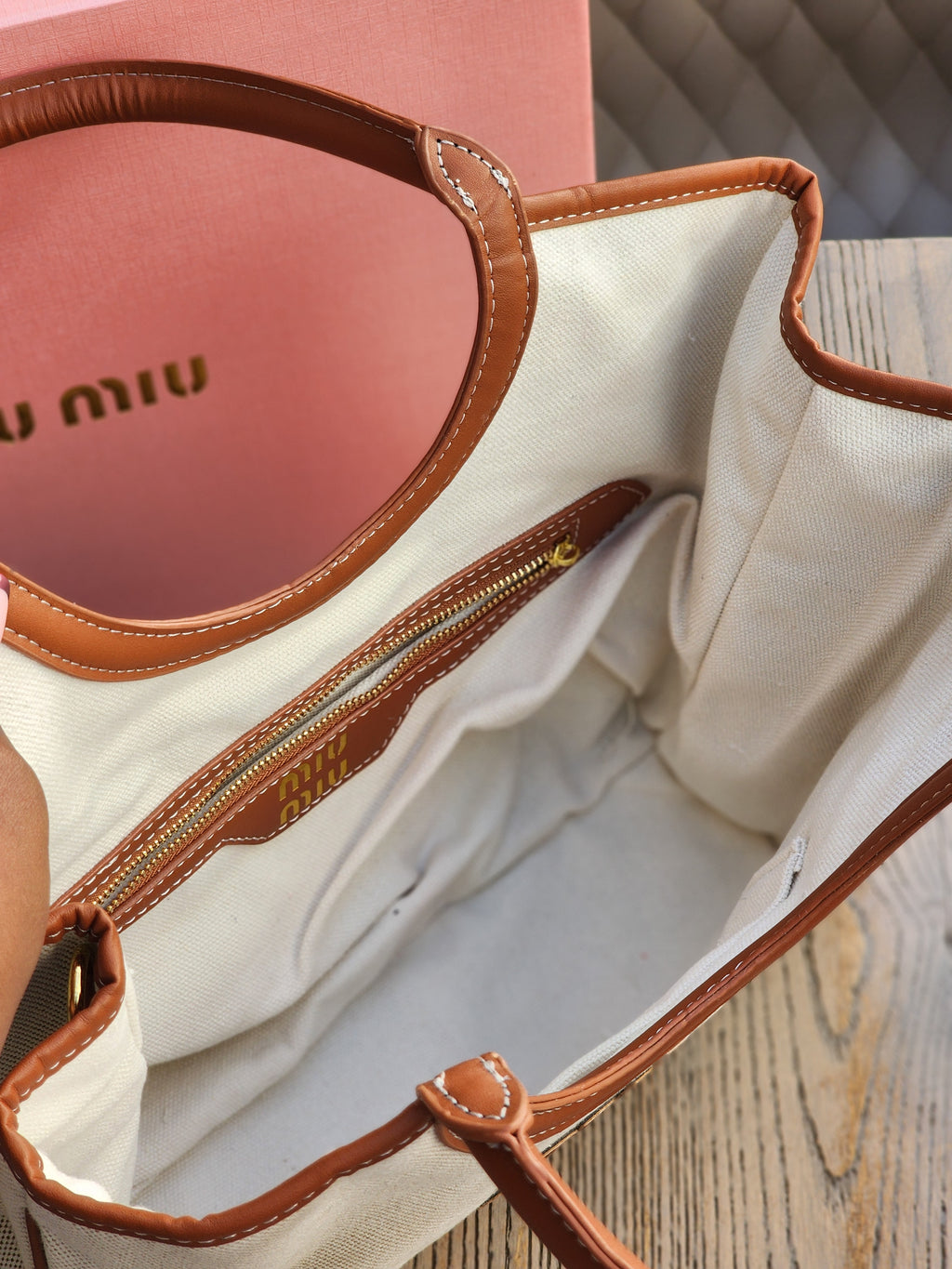 Mini Canvas Top-Handle Bag