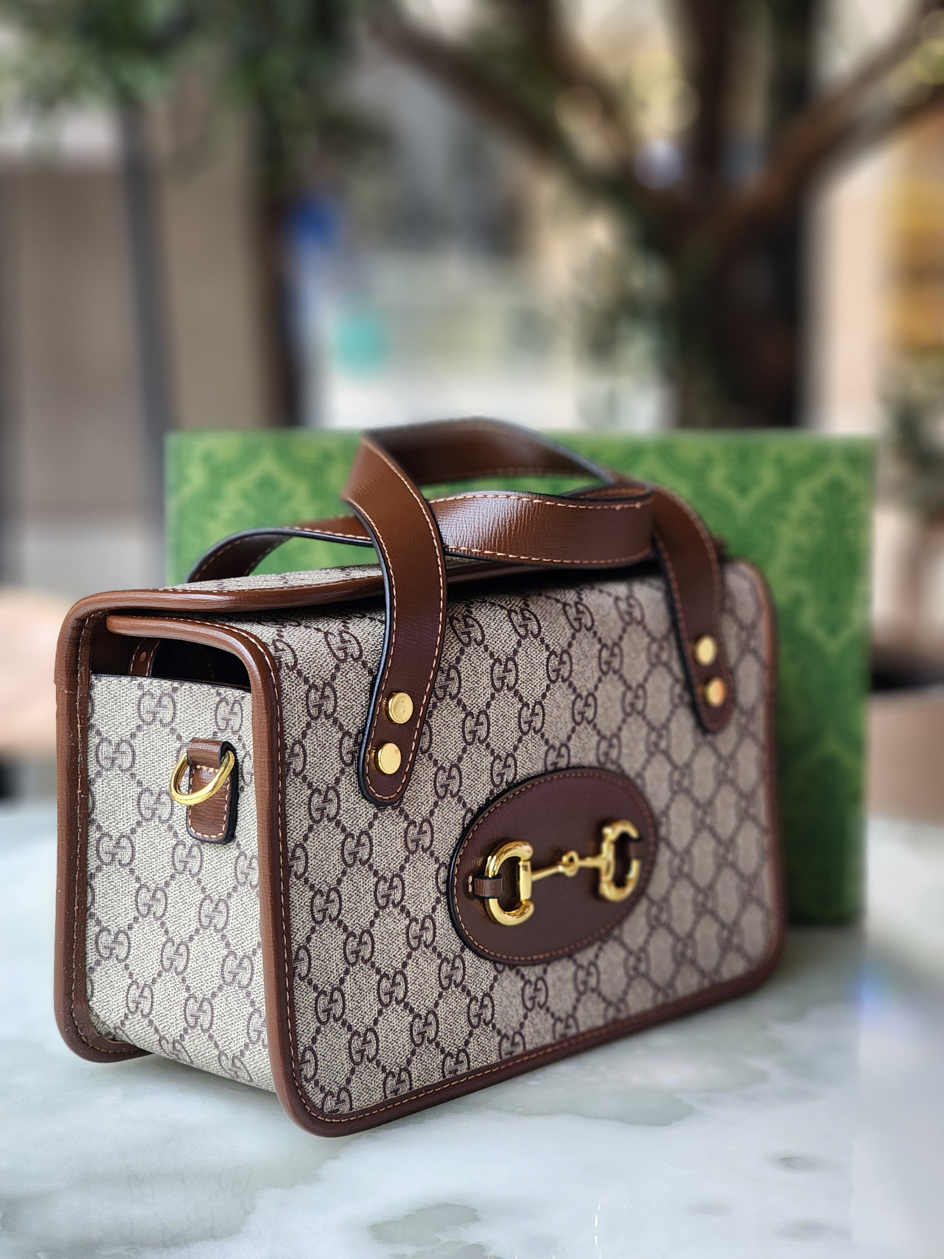 Monogram Structured Bag