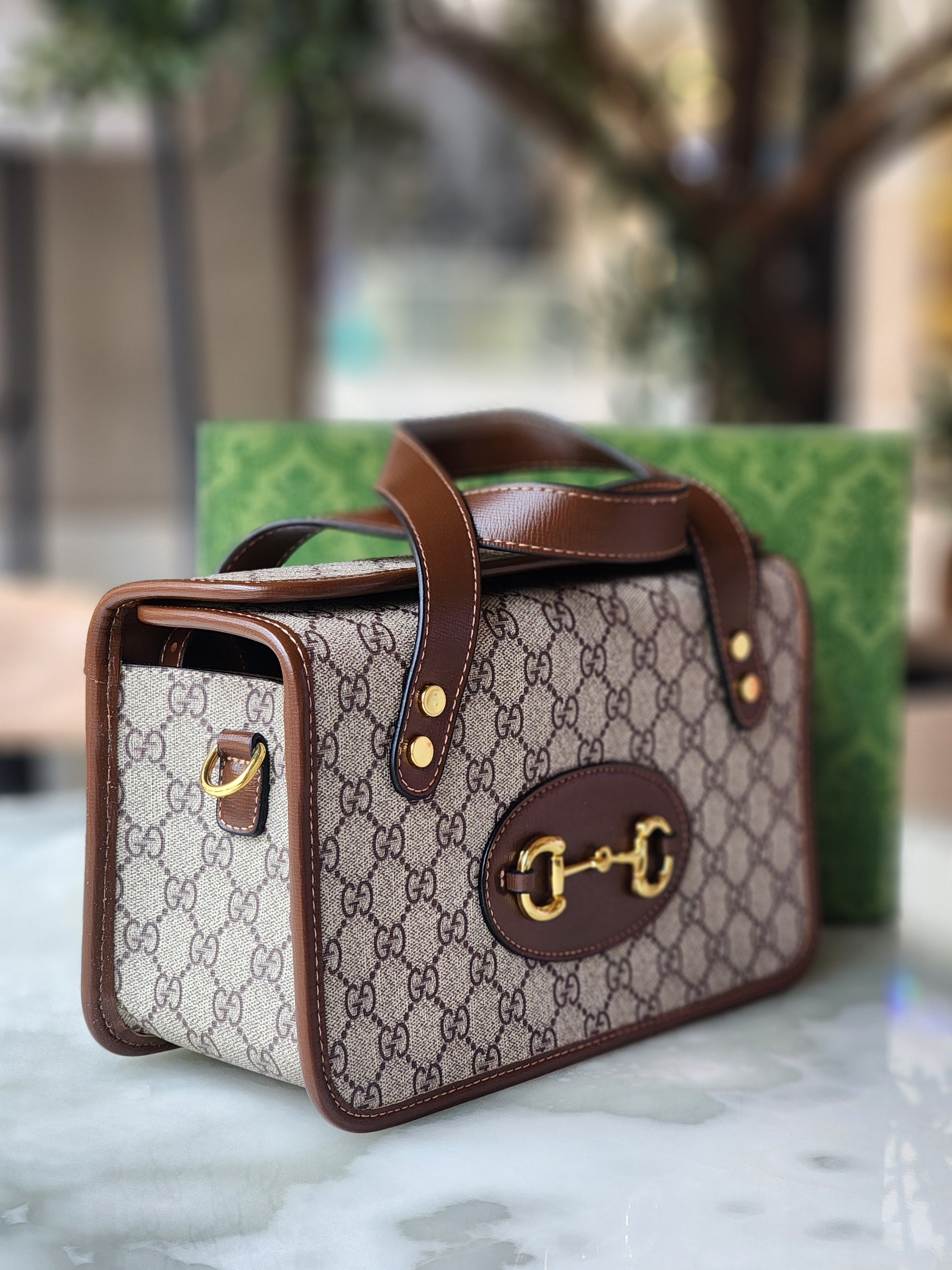 Monogram Structured Bag