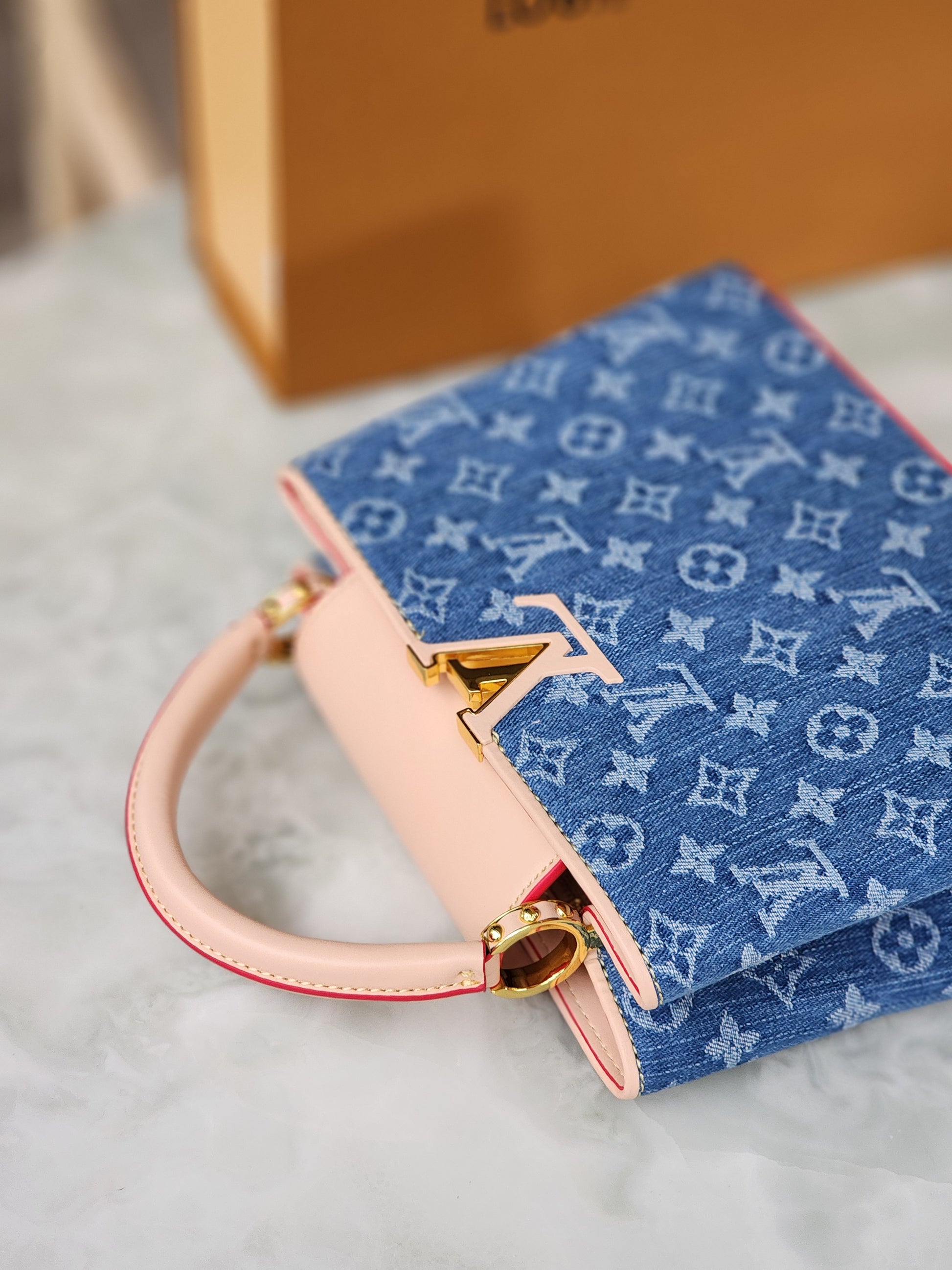 Denim Monogram bag