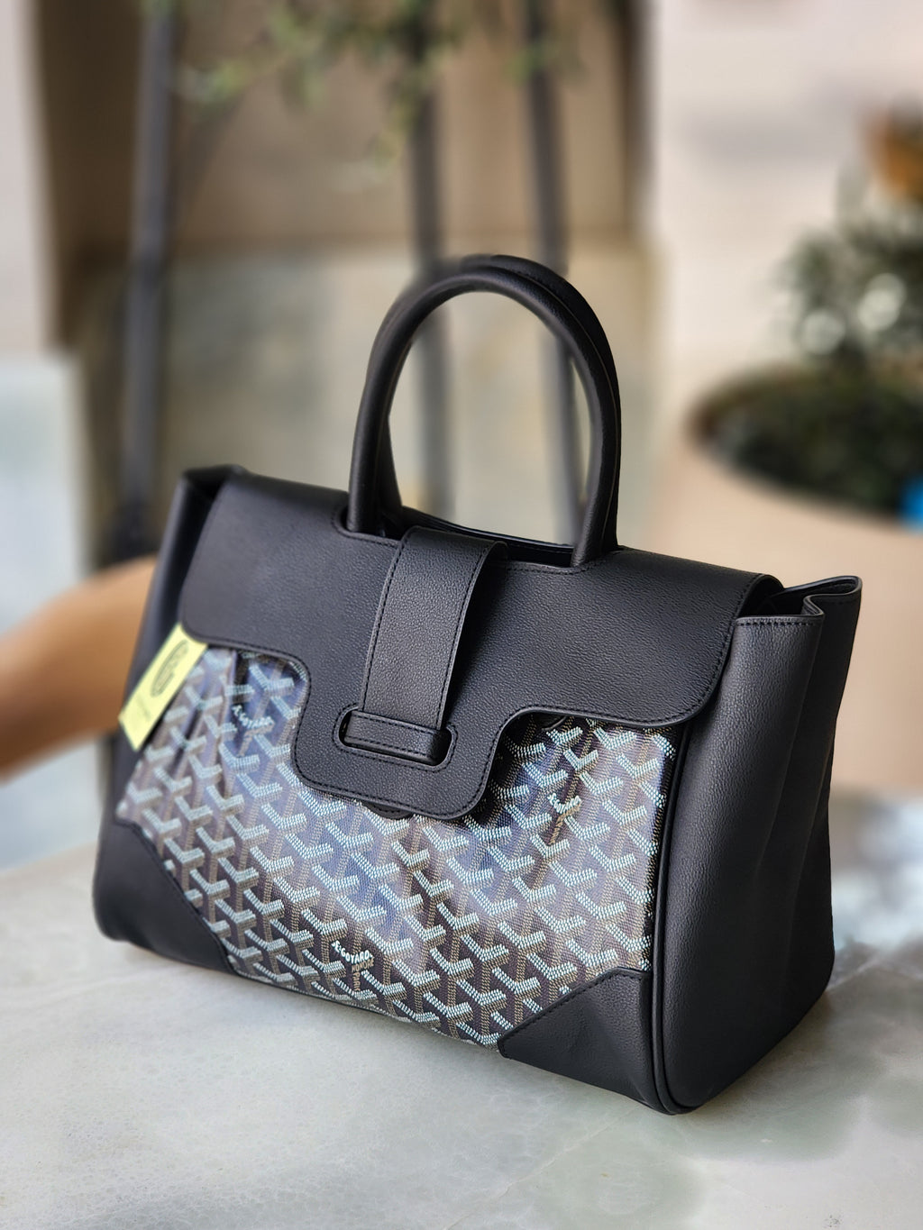 Luxury monogram handbag