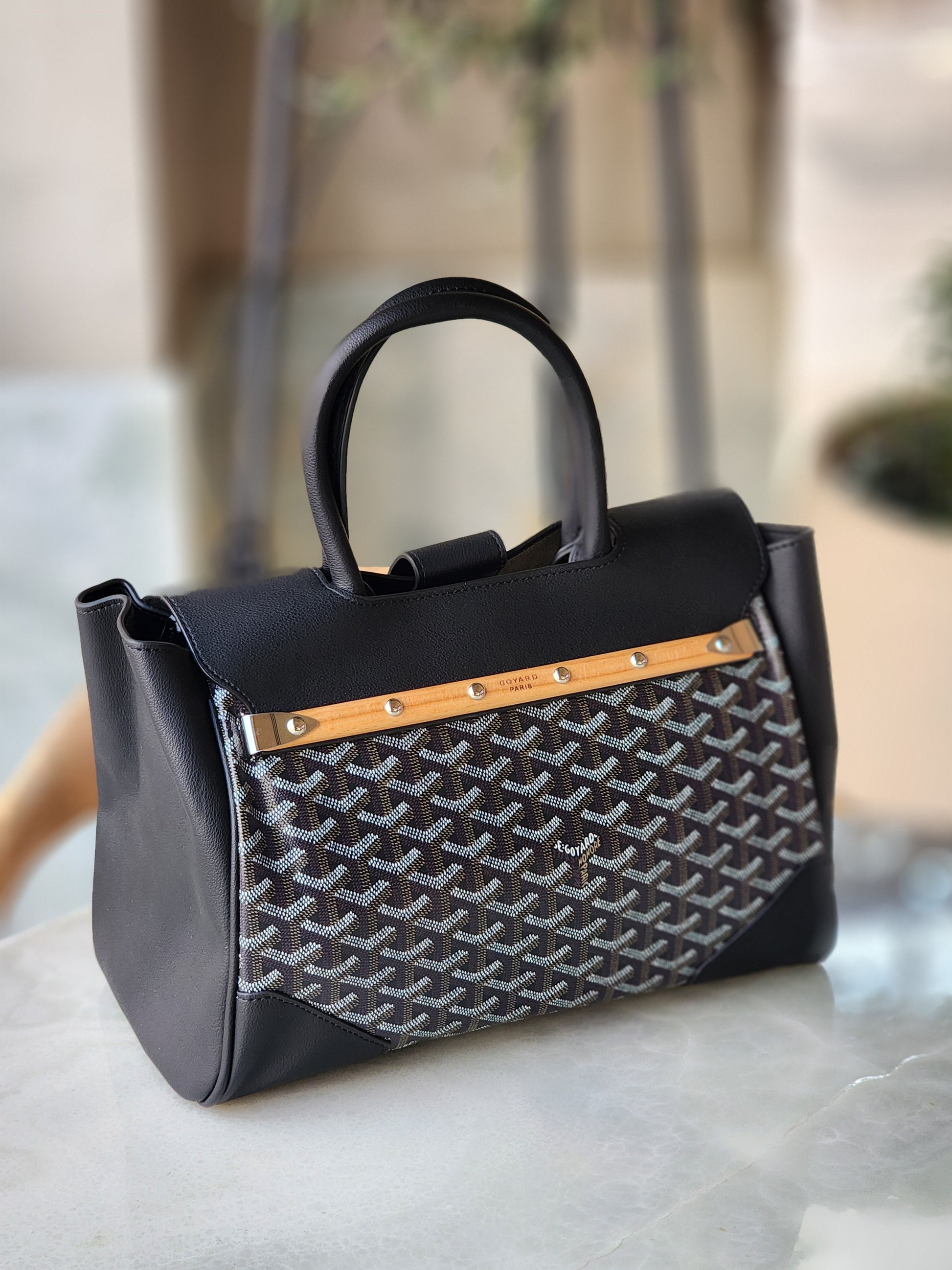 Luxury monogram handbag