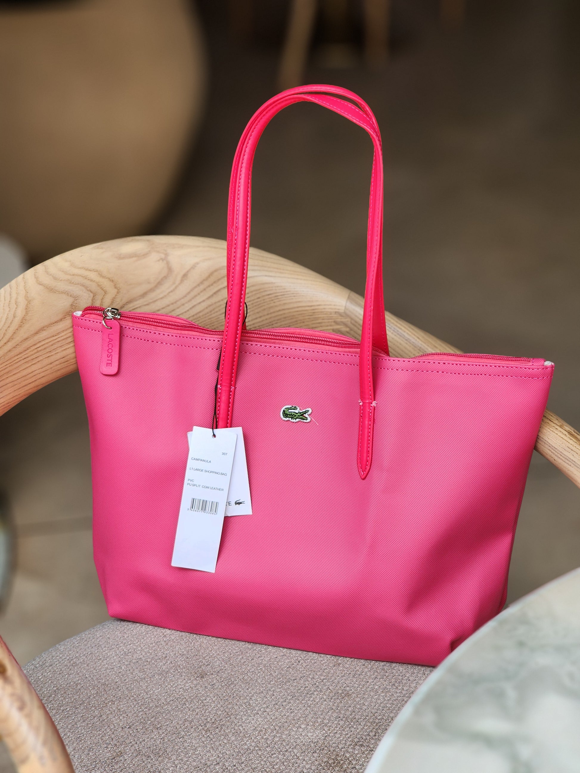 Signature croc logo tote