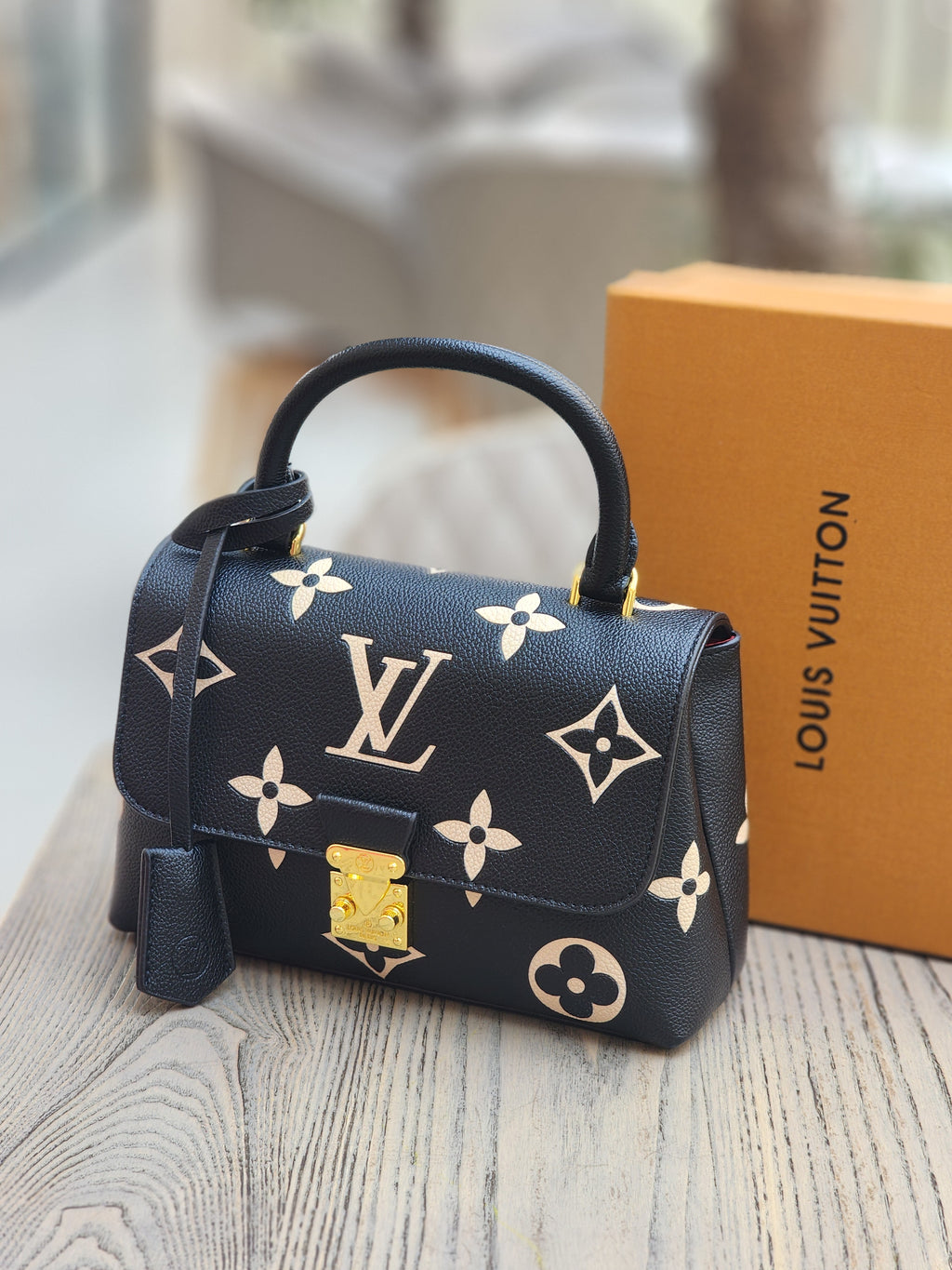 Top handle crossbody bag
