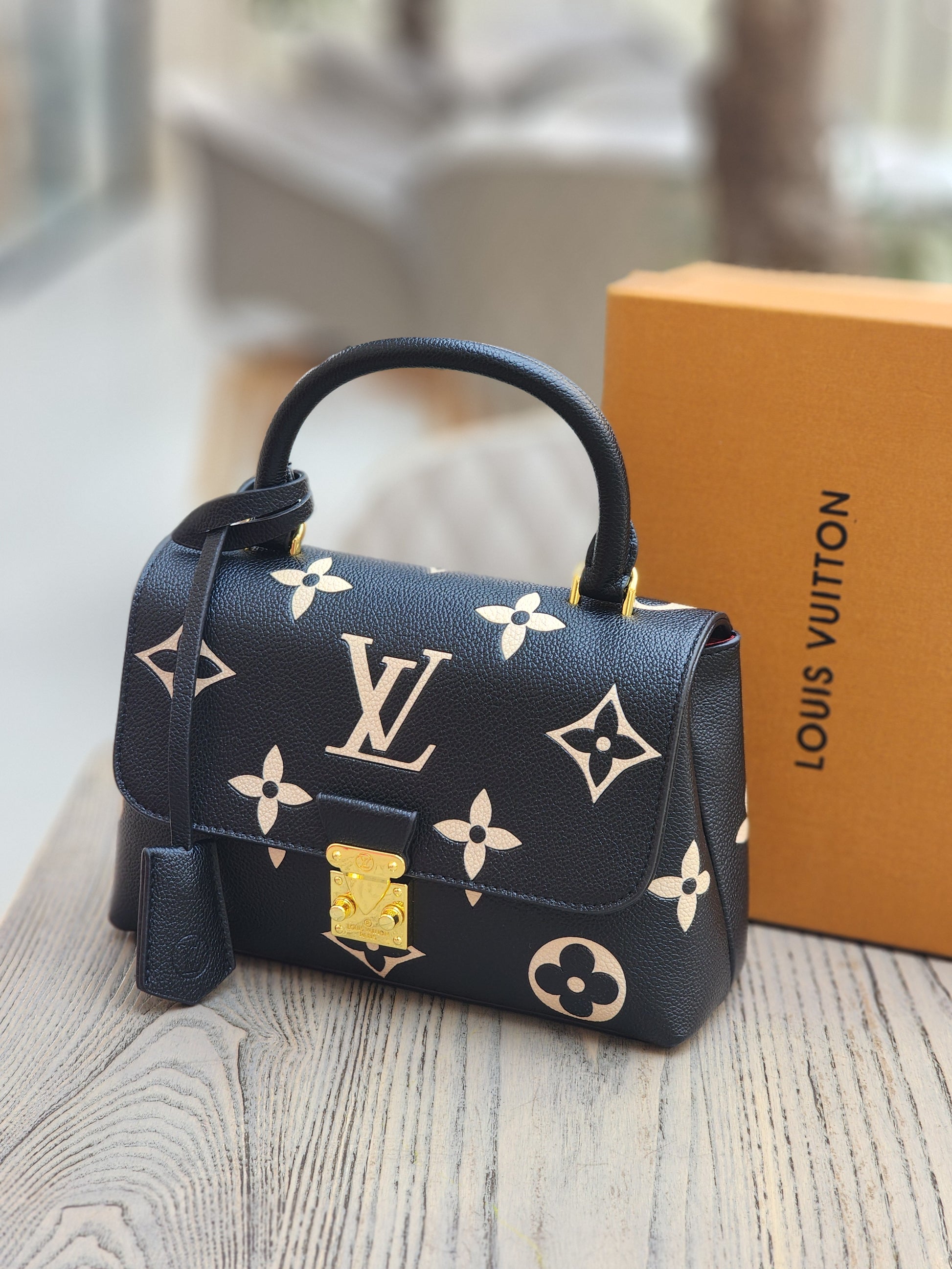 Top handle crossbody bag