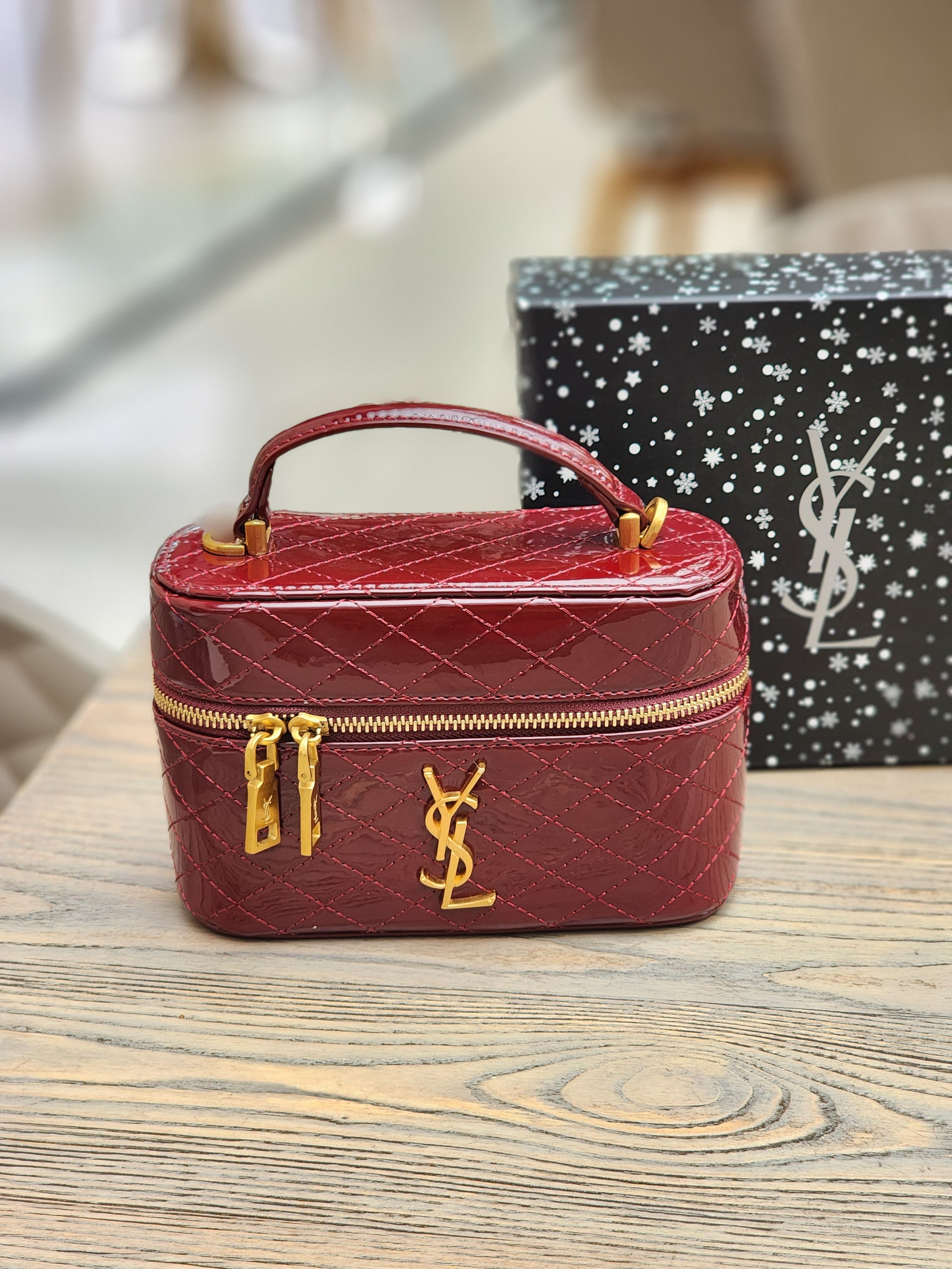 Quilted Glossy Mini Bag
