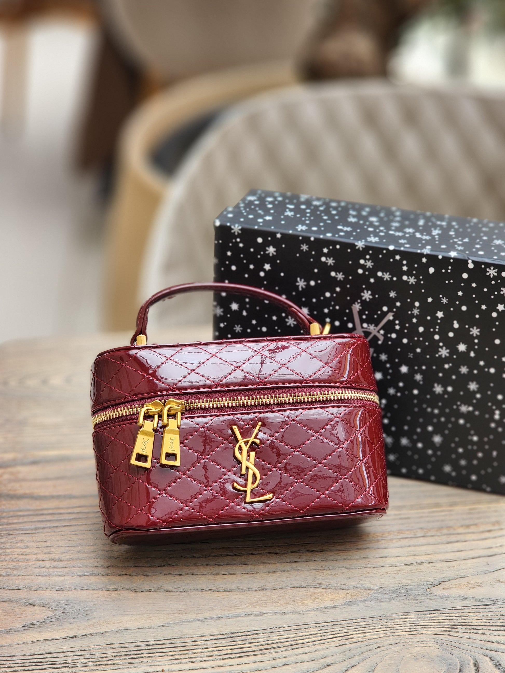 Quilted Glossy Mini Bag