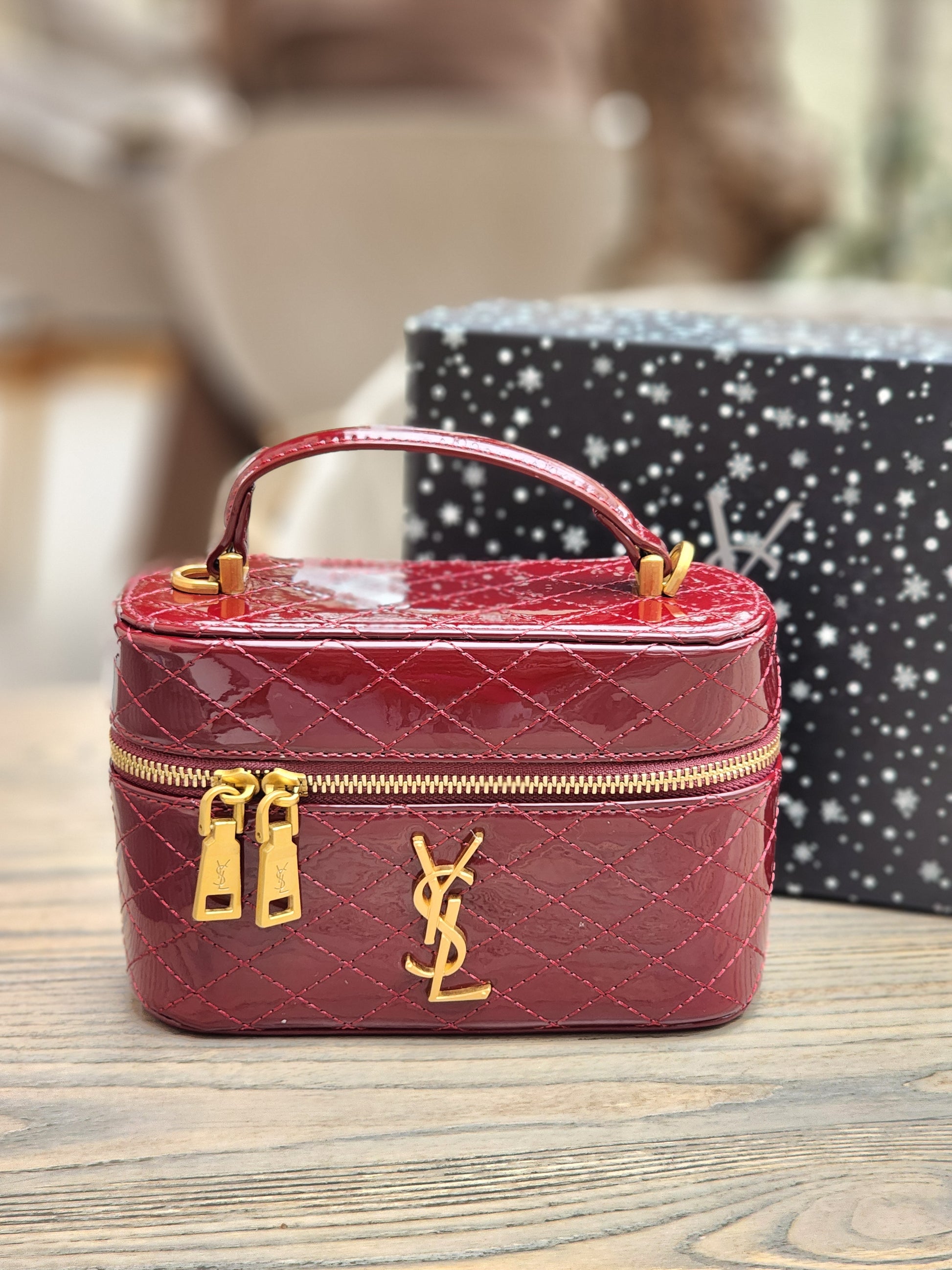 Quilted Glossy Mini Bag