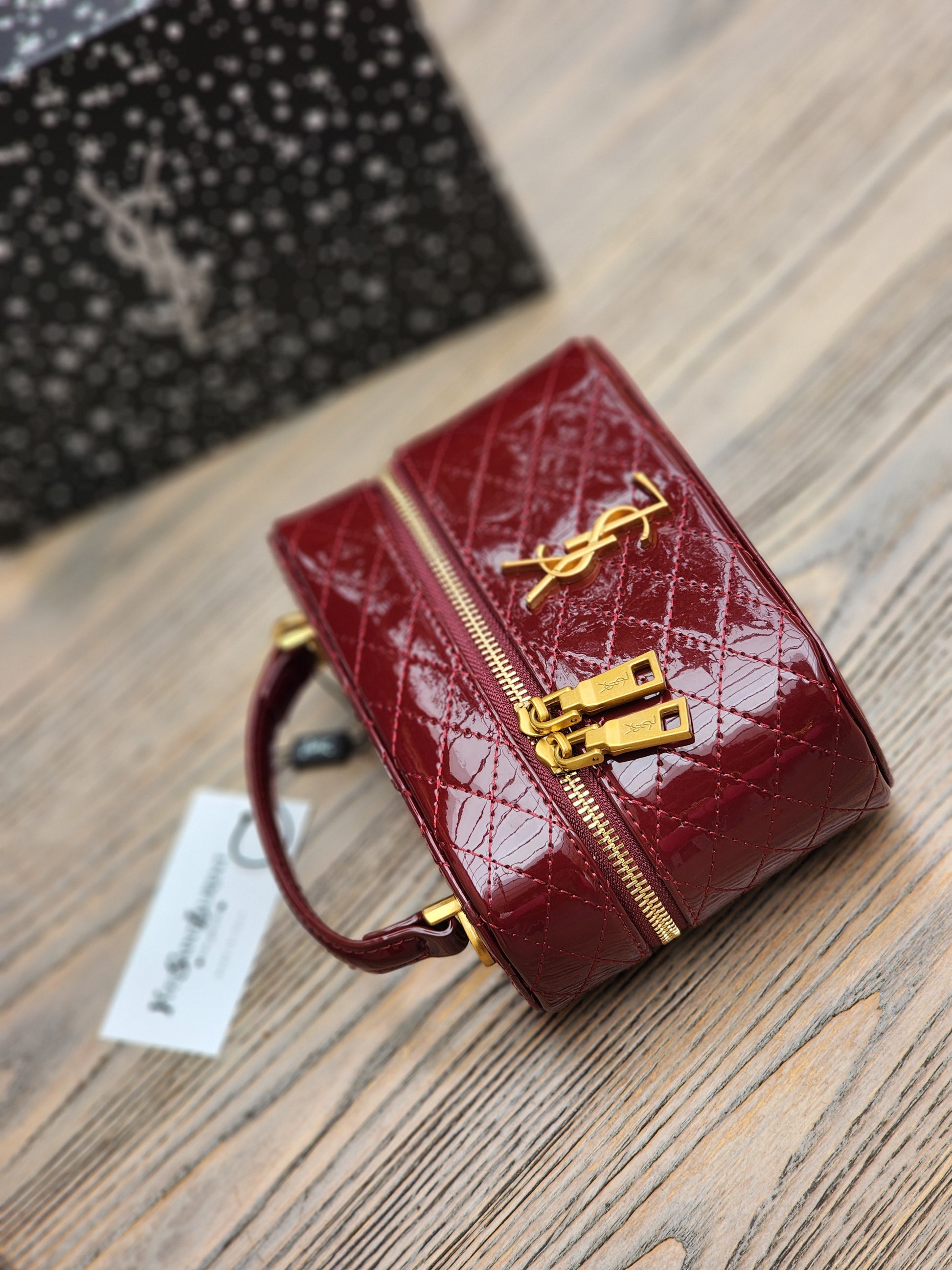 Quilted Glossy Mini Bag